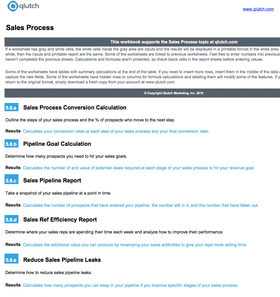 sales process