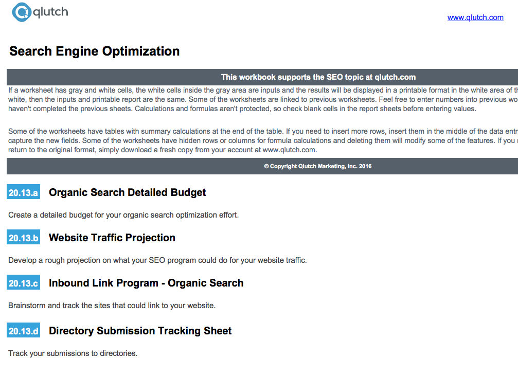 search engine optimization